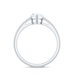 Single Stone Lab Grown Diamond Pear Engagement Ring