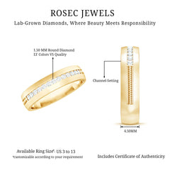 Lab Grown Diamond Twisted Rope Band with Accents