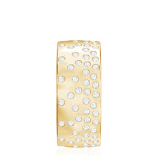 Certified Lab Grown Diamond Wedding Band in Flush Setting
