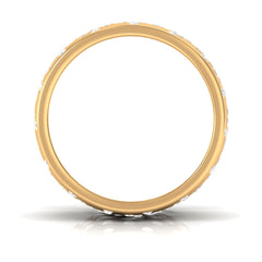 Certified Lab Grown Diamond Wedding Band in Flush Setting