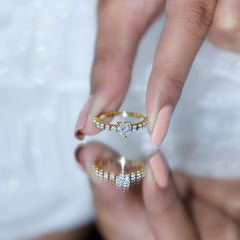 Lab Grown Diamond Heart Promise Ring With Side Stones