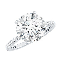 4 Carat Lab Grown Diamond Engagement Ring
