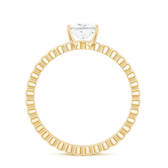 Princess Cut Lab Grown Diamond Promise Ring With Certificate