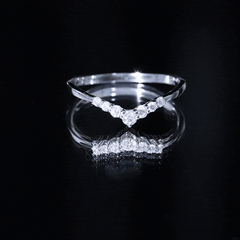 Certified Brilliant Cut Lab Grown Diamond Wedding Band Enhancer