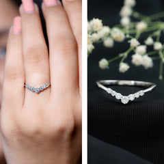 Certified Brilliant Cut Lab Grown Diamond Wedding Band Enhancer