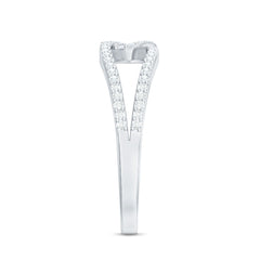 Brilliant Cut Lab Created Diamond Knot Anniversary Ring for Her