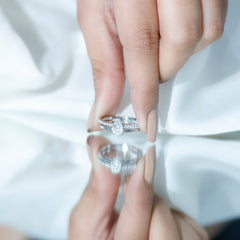 5X7 MM Oval Cut Diamond Solitaire Promise Ring For Her