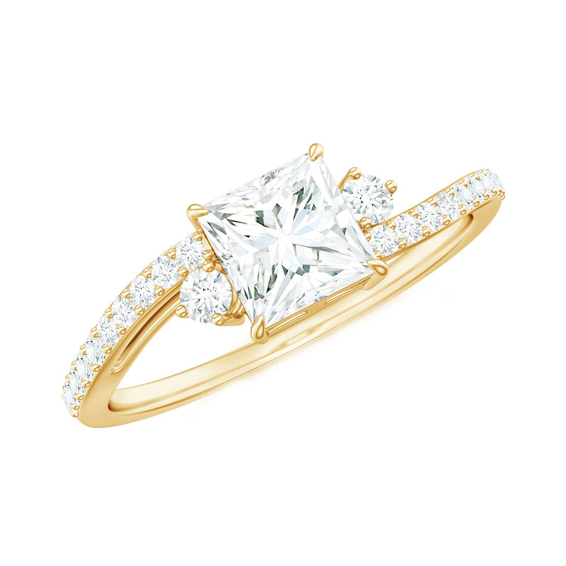 Certified Lab Grown Diamond Promise Engagement Ring