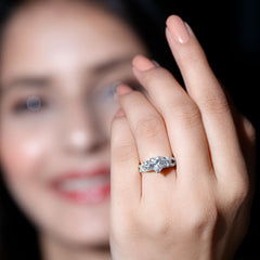 Certified 7 MM Lab Grown Diamond Heart Shaped Engagement Ring