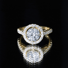 2 Carat Ethical Diamond Circle Engagement Ring