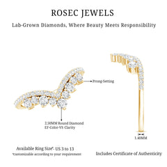 Classic Lab Grown Diamond Engagement Ring Enhancer