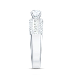 1.75 CT Cubic Zircon Statement Engagement Ring