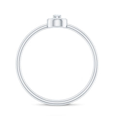 Natural Diamond Dainty Promise Ring