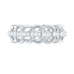 Certified Moissanite Eternity Wedding Band for Women