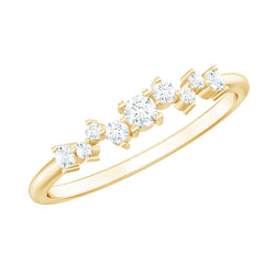 Brilliant Cut Diamond Wedding Band for Women
