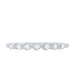Certified Diamond Seven Stone Promise Ring