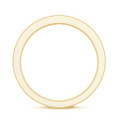 Channel Set Moissanite Half Eternity Band Ring