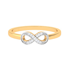 Certified Real Diamond Infinity Promise Ring