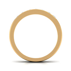 Diamond Seven Stone Band Ring in Channel Setting