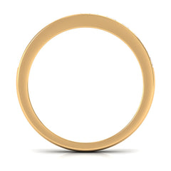 Princess Cut Diamond Half Eternity Ring in Channel Setting