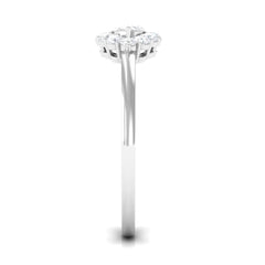 1 CT Marquise Cut Zircon East West Engagement Ring