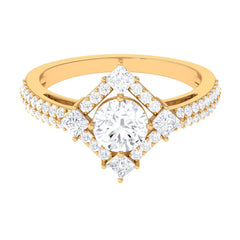 2 CT Cubic Zirconia Statement Engagement Ring