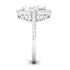 Cubic Zirconia Statement Engagement Ring