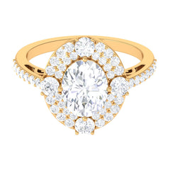 Cubic Zirconia Statement Engagement Ring