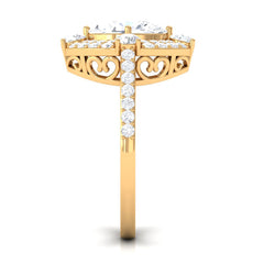 Cubic Zirconia Statement Engagement Ring