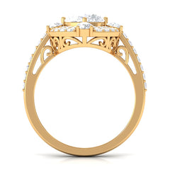 Cubic Zirconia Statement Engagement Ring