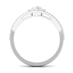 1.75 CT Split Shank Marquise Cut Zircon Engagement Ring