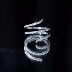 Certified Lab Grown Diamond Cocktail Ring For Women