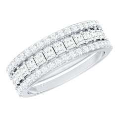 Zircon Stackable Band Ring Set of 3