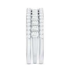 Zircon Stackable Band Ring Set of 3