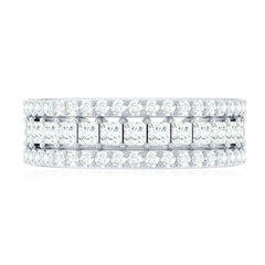 Zircon Stackable Band Ring Set of 3