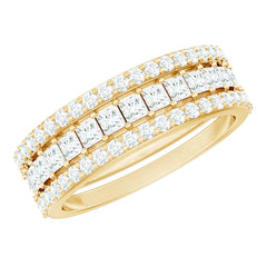 Zircon Stackable Band Ring Set of 3