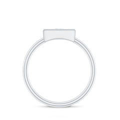 Natural Diamond Dainty Triangle Promise Ring
