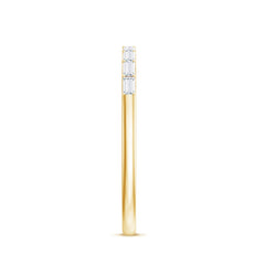 Baguette Diamond East West Stackable Ring