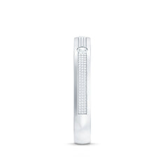 Certified Diamond Band Ring in Flush Setting