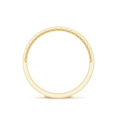 Certified Diamond Band Ring in Flush Setting