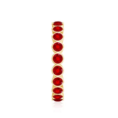 Lab Grown Ruby Eternity Band Ring