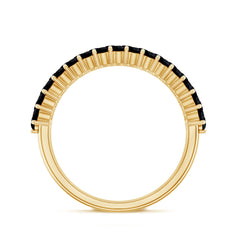 Lab Grown Black Diamond Wedding Band Ring