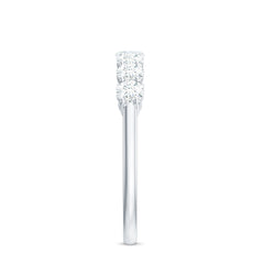 Natural Diamond Half Eternity Band Ring for Women