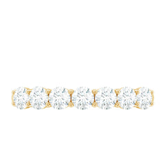 Natural Diamond Half Eternity Band Ring for Women