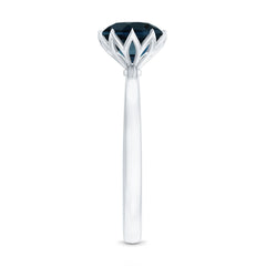 Lotus Basket Set Solitaire London Blue Topaz Engagement Ring