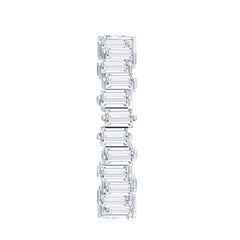 Baguette Shape Moissanite Eternity Wedding Band