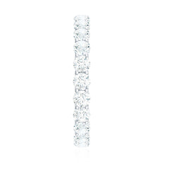 Certified Moissanite Stackable Eternity Band Ring