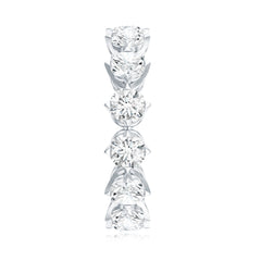 Designer Moissanite Anniversary Band Ring