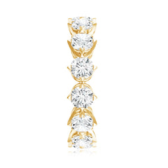 Designer Moissanite Anniversary Band Ring