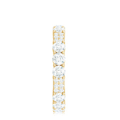 Designer Round Moissanite Full Eternity Ring for Women